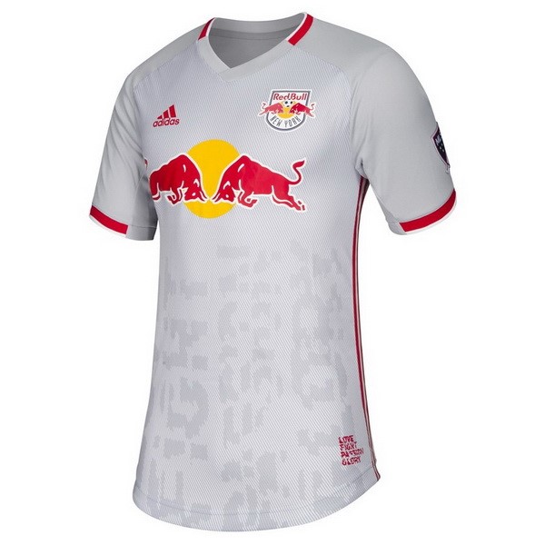 Tailandia Camiseta Red Bulls 1ª Kit 2019 2020 Blanco